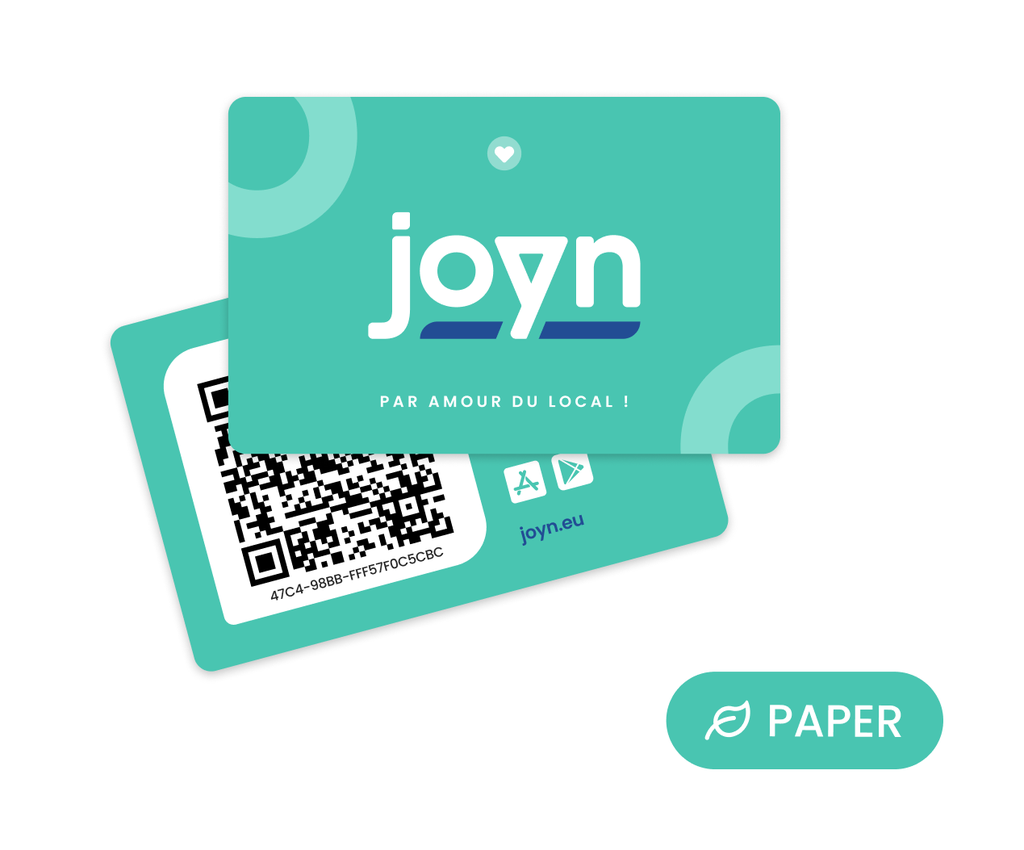 Joyn loyalty kaartjes (papier 330) Joyn Central